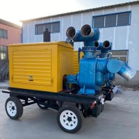 厂家可定做防汛排污移动泵车 河流湖泊防汛抽水泵 多功能柴油泵车
