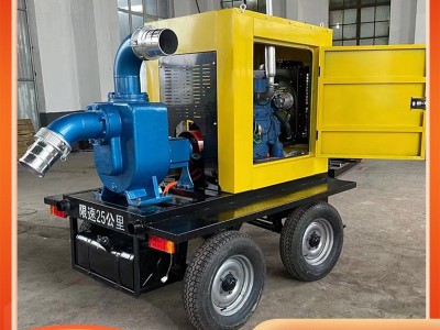 厂家可定做防汛排污移动泵车 河流湖泊防汛抽水泵 多功能柴油泵车图2