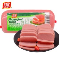 双汇美味盐水香肠220g支火腿肠三明治午餐肉切片方腿肠火腿批发