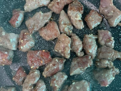 孜然牛肉粒半成品商用生鲜披萨烤肉牛肉丁食材腌制炒饭黑椒牛肉粒图4