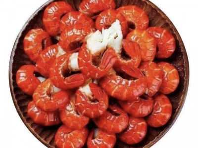 批发商用大号特大号龙虾尾净重无冰衣湖北稻田虾球新鲜地道特产图5