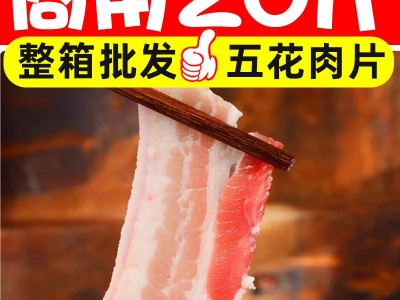20斤新鲜带皮三线五花肉片烧烤火锅食材商用烤肉肥瘦相间商用批发图2
