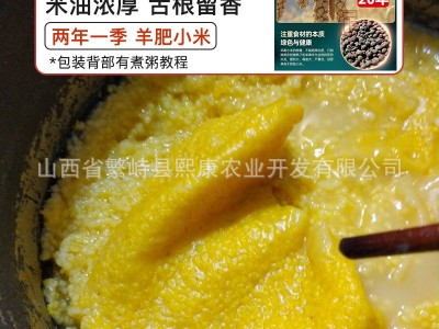 晋遇粮田山西小米新米正宗黄小米两年一季羊肥小米农家自种月子米图3