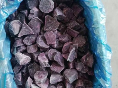 速冻紫薯块 冷冻紫薯块乱切块 冷冻去皮紫薯条 莱阳工厂直发图3