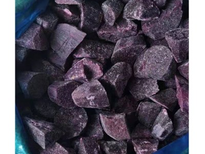 速冻紫薯块 冷冻紫薯块乱切块 冷冻去皮紫薯条 莱阳工厂直发图5