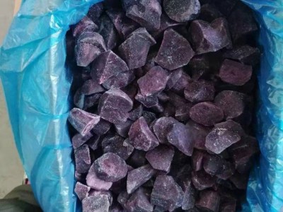 速冻紫薯块 冷冻紫薯块乱切块 冷冻去皮紫薯条 莱阳工厂直发图4
