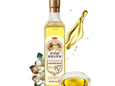 齐云山山茶油500ml 高油酸食用茶籽油 赣南茶油 年货批发纯山茶油图4
