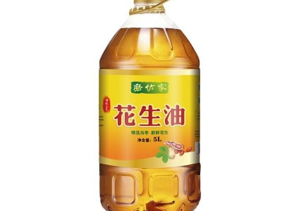 新鲜日期花生油5L厂家直供食用油批发粮油压榨花生油家用商用年货图5