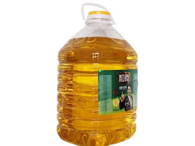 销售装餐饮食用油 和睦20L转基因大豆油 浸出一级大豆油桶装图5