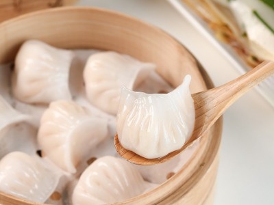 焙乖乖水晶饺子皮专用粉澄面透明饺子粉澄粉蒸饺家用预拌虾饺面粉 1份图2