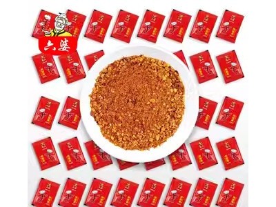 六婆辣椒面香辣蘸料2g小包装干碟烧烤火锅串串轻食伴侣干辣椒调料图4
