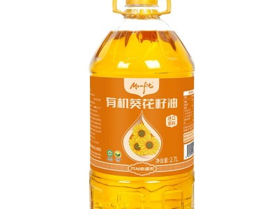 MONFIT 有机葵花籽油5斤一级压榨 富含维生素E食用油家用 量大优惠图5
