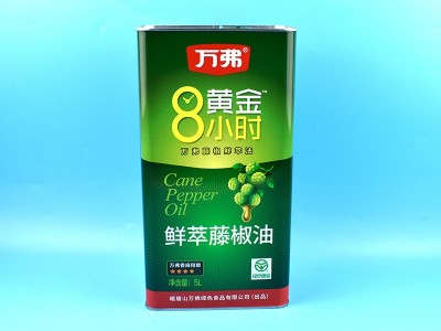 四川峨眉山万弗藤椒油5L餐饮铁桶装米线凉拌菜包邮四星鲜萃藤椒油图4