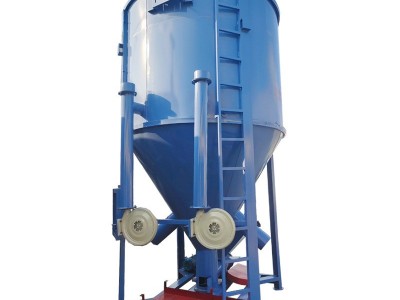 拌料机饲料养殖场玉米粒加热烘干机大型立式不锈钢塑料颗粒搅拌机图2