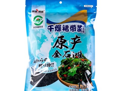 大连烘干裙带菜干货158g/袋海藻海白菜螺旋藻海产干货一件代发图5