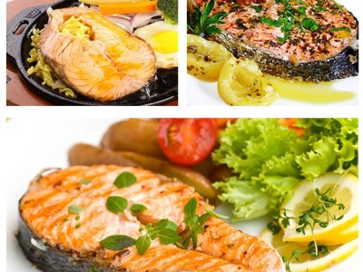 铭亿冷冻水产三文鱼排400g餐厅酒店供应厂家批发海鲜智利进口图3