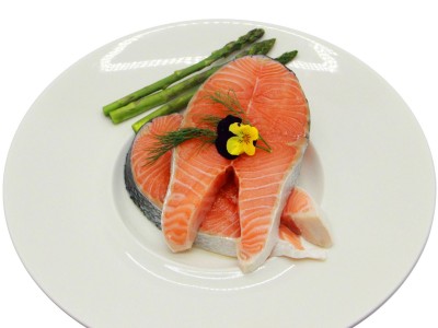 铭亿冷冻水产三文鱼排400g餐厅酒店供应厂家批发海鲜智利进口图5