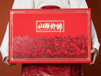 山海拾锦十拼礼盒海参花胶鲍鱼干货滋补养生年货营养长辈中秋春节图2