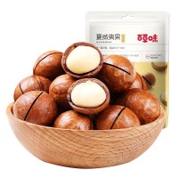 百草味- 夏威夷果30g/100g 坚果干果零食奶油味 内含开果器