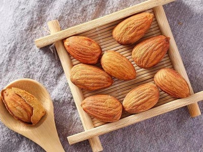 奶香薄皮巴旦木坚果零食500g开口手剥坚果薄壳年货扁桃仁巴旦木图3