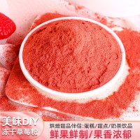 FD冻干草莓粉烘焙专用散装 食品级饮料冲剂冰淇淋蛋糕草莓粉加工