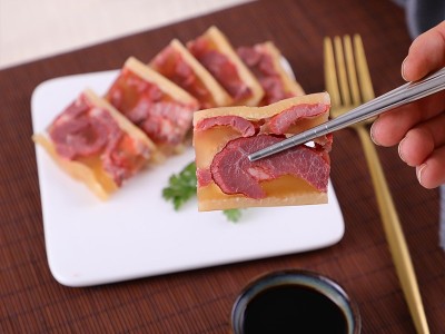 水晶肴肉酒店凉菜开袋即食鲜嫩酥软 青岛工厂生产加工卤肉熟食图3