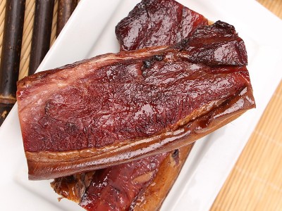 后腿腊肉柴火烟熏土家腊肉农家自制腌制猪肉厂家现货批发湖南腊肉图2