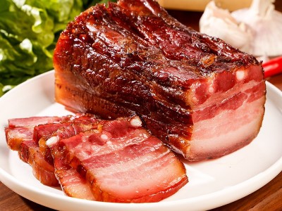 批发湖南腊肉四川农家自制柴火烟熏咸肉五花肉腊肉1斤装香肠腊肠图3