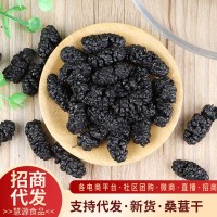 代发黑桑葚干新货散装无沙250g 农产品果茶桑葚茶泡水黑桑葚果干