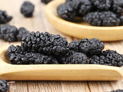 代发黑桑葚干新货散装无沙250g 农产品果茶桑葚茶泡水黑桑葚果干图2