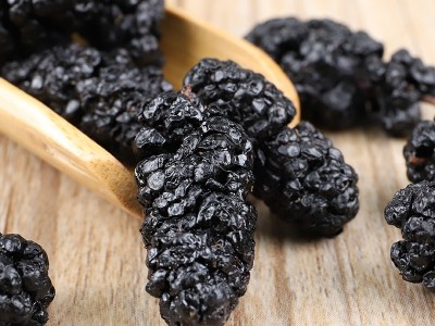 代发黑桑葚干新货散装无沙250g 农产品果茶桑葚茶泡水黑桑葚果干图4