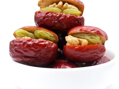 新疆和田大枣夹核桃250g 骏枣夹核桃散装独立装抱抱果红枣夹核桃图3