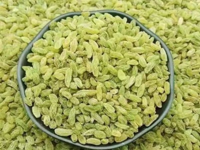 新疆吐鲁番绿葡萄干20斤散装现货无核绿葡萄干零食果干批发图2