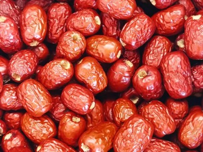 新疆去核红枣灰枣若羌枣小中大个无核枣软空心枣奶枣原料20斤整箱图3