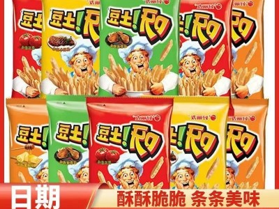 好丽友呀土豆40g蜂蜜番茄味薯条膨化薯片休闲零食小吃食品批发图2