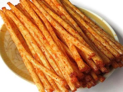 宗宗食品过桥米线辣条8090后儿时怀旧面筋香长辣片丝零食小吃素食图5