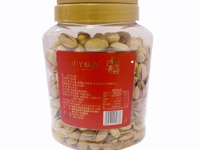 小丫快跑开心果400g750g罐坚果干果零食ktv夜场年货批发开口手剥图4