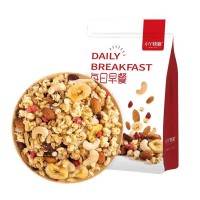 小丫快跑400g*3组合装低温烘焙非油炸谷物燕麦片干吃代早餐批发代