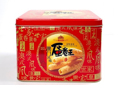 皇冠世家蛋卷王鸡蛋卷酥广东澳门特产零食饼干糕点礼盒送礼装批发图5