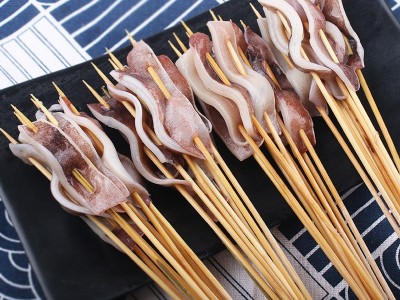 厂家 手把肉串烧烤鱿鱼串小串 鱿鱼串批发冷冻海鲜水产鱿鱼须串图2