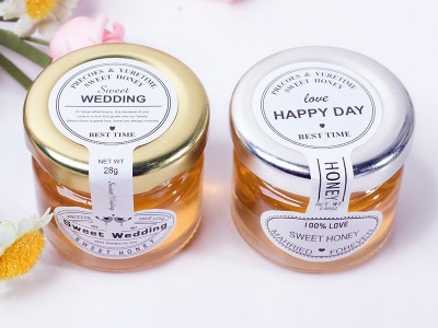 蜂蜜蜂蜜28g瓶装 婚庆喜蜜结婚蜂蜜 婚礼婚礼伴手回礼小瓶图2