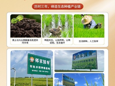 邻家饭香东北有机五常大米原粮稻花香5kg10斤一袋现货厂家 批发代图3