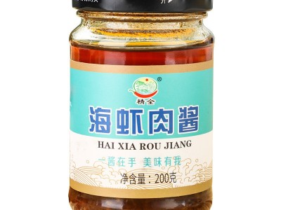 山东海虾肉酱香菇海参酱牛肉驴肉酱香椿酱蒜蓉调味酱批发一件代发图5