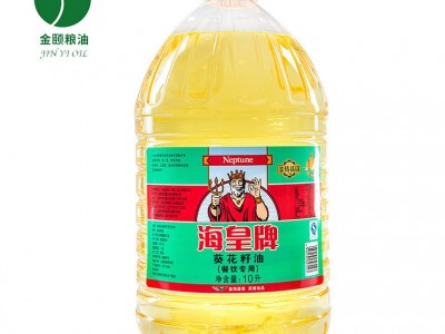 海皇牌葵花籽油餐饮10L 健康葵花籽油 压榨植物油 餐饮食用油图3