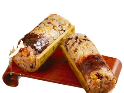 万寿斋竹筒粽子鲜肉粽蛋黄鲜肉粽八宝豆沙赤豆蜜枣袋装速食糯米图5