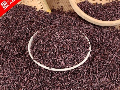 云南墨江紫米50斤 批发紫糯米黑糯米血糯米紫米煮粥五谷杂粮袋装图2