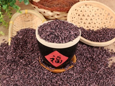 云南墨江紫米50斤 批发紫糯米黑糯米血糯米紫米煮粥五谷杂粮袋装图3