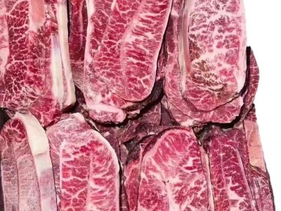 批发俄罗斯32厂板腱 原切牛排雪花牛肉 火锅食材牛板腱牛腱子图5