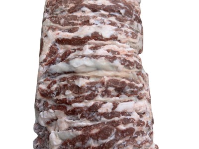 生鲜冷冻黑猪油边肉 护心肉 东北大油边商用20斤、烧烤食材图4