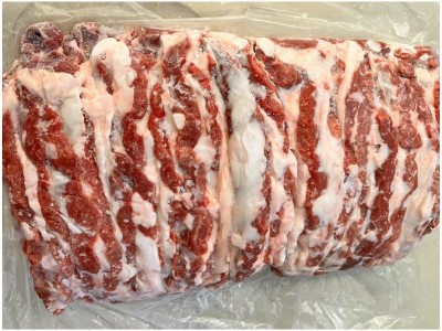 生鲜冷冻黑猪油边肉 护心肉 东北大油边商用20斤、烧烤食材图5